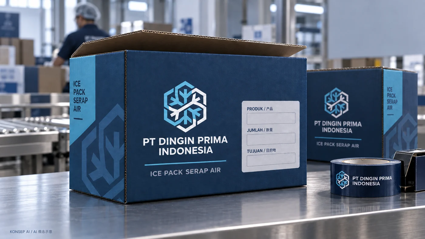 Brand concept illustration · Not an actual factory or product photograph